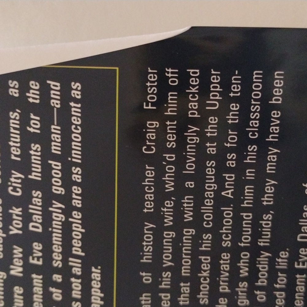 2 Nora Roberts Writing as J.D. Robb Novels from the " Death Series " - Picture 10 of 10